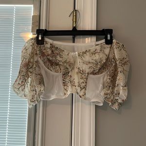 Womens Cropped Shirt